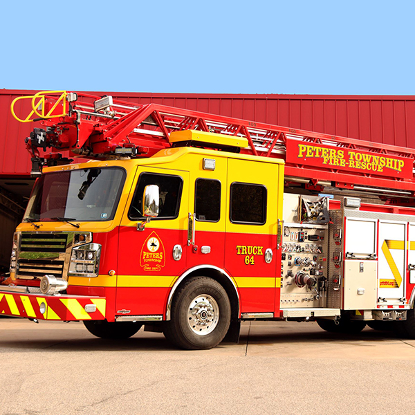 Peters Township fire department truck